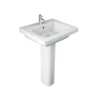 Bathstore Falcon 550mm White Basin And Full Pedestal -Triton None Store 13525449 4184935540676878