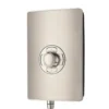Triton Collection II 9.5kW Electric Shower - Steel Effect -Triton None Store 13527102 1954967923607832