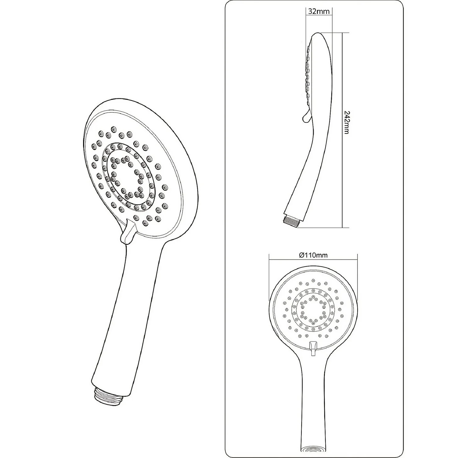 Triton Collection II 9.5kW Electric Shower - Steel Effect 5 Triton Collection II 9.5kW Electric Shower - Steel Effect - Image 3