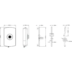 Triton Amore 9.5kW Electric Shower - Black -Triton None Store 13527105 1764967923722987