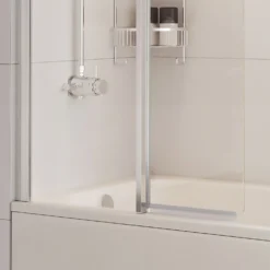 Bathstore Gleam Inward Folding Bath Screen 9 Bathstore Gleam Inward Folding Bath Screen -Triton None Store 13625992 2174941806316441