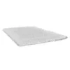 Homebase Edit Chenille Bath Mat - White - 80x50cm -Triton None Store 13660547 1244984542856413