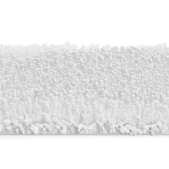 Homebase Edit Chenille Bath Mat - White - 80x50cm -Triton None Store 13660547 6014984542955614