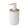Homebase Soap Dispenser - White & Bamboo 1 Homebase Soap Dispenser - White & Bamboo -Triton None Store 13660815 1764984542824055