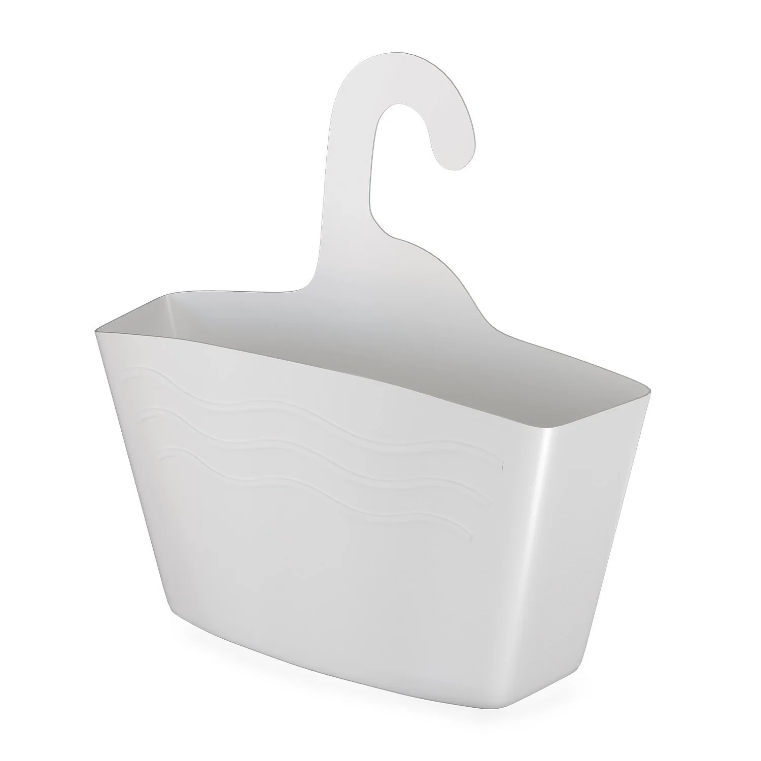 Bathroom Plastic Hanging Storage Caddy - White 3 Bathroom Plastic Hanging Storage Caddy - White