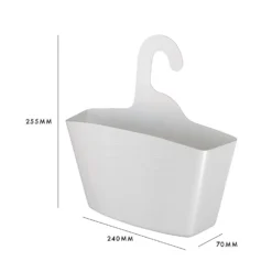 Bathroom Plastic Hanging Storage Caddy - White 11 Bathroom Plastic Hanging Storage Caddy - White -Triton None Store 13660820 6274984543082388