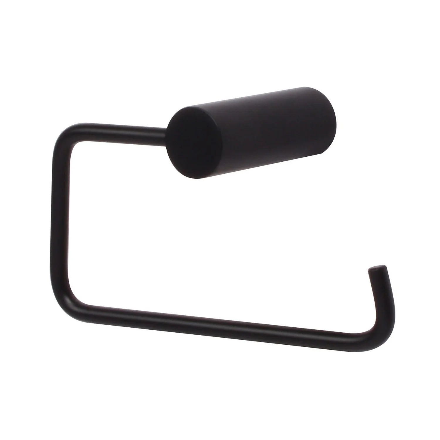Square Toilet Roll Holder - Black 3 Square Toilet Roll Holder - Black