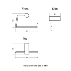 Toilet Roll Holder - Brushed Chrome 7 Toilet Roll Holder - Brushed Chrome -Triton None Store 13715402 4164960194534387
