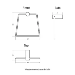 Square Towel Ring - Grey -Triton None Store 13715404 1754960194564486