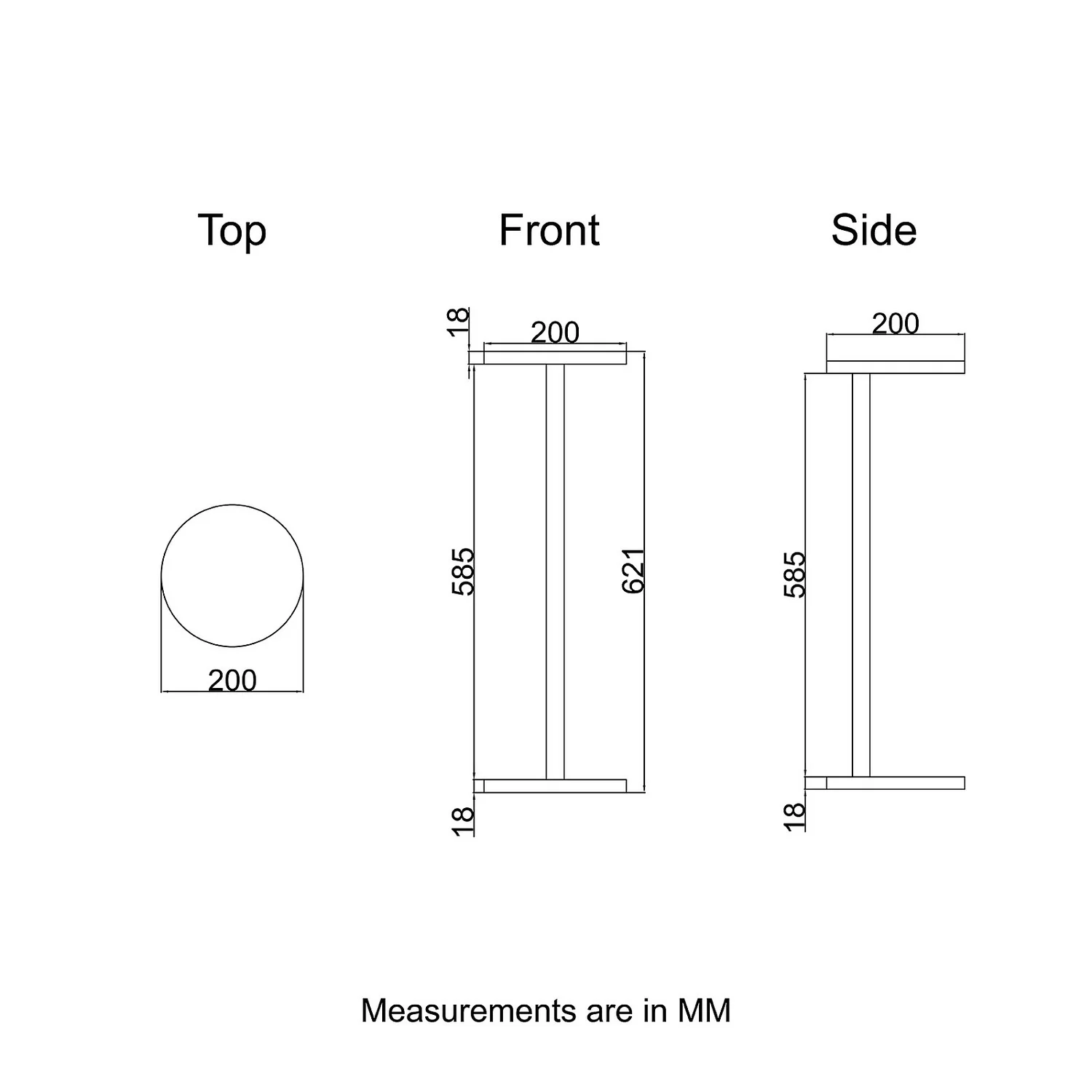 Bath Table - Black 6 Bath Table - Black - Image 4