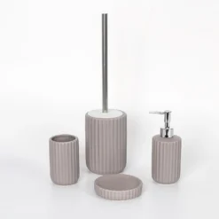 Ceramic Soap Dispenser - Grey Ridged 6 Ceramic Soap Dispenser - Grey Ridged -Triton None Store 13715414 1204951876331949