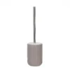 Ceramic Toilet Brush - Grey Ridged