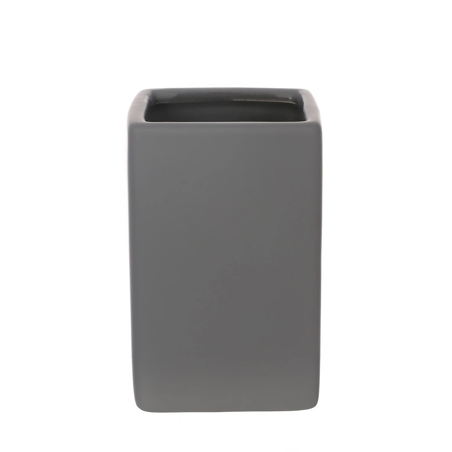 Ceramic Toothbrush Holder - Grey 3 Ceramic Toothbrush Holder - Grey