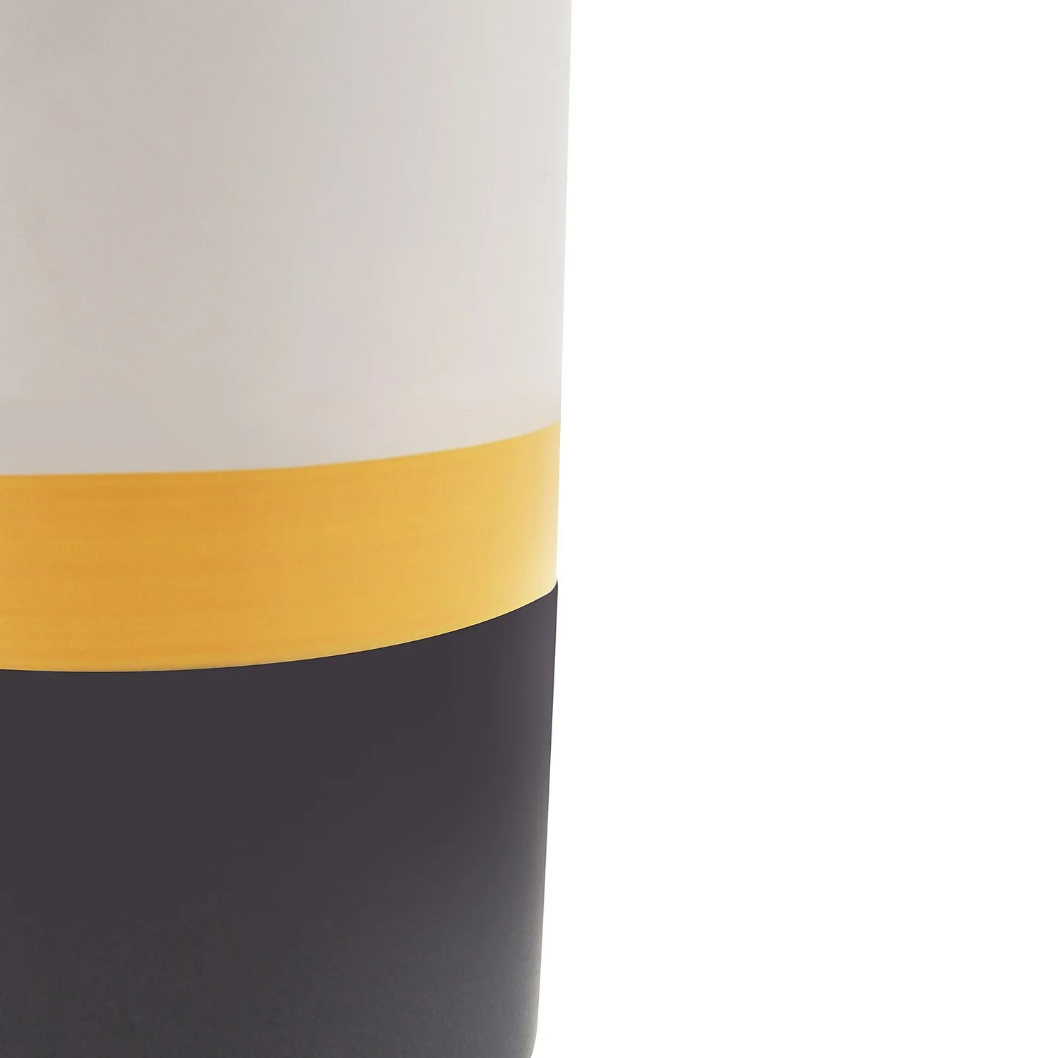 Ceramic Toothbrush Holder - Ochre And Grey 6 Ceramic Toothbrush Holder - Ochre And Grey - Image 4