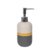 Ceramic Soap Dispenser - Ochre And Grey -Triton None Store 13715427 3594951875971274