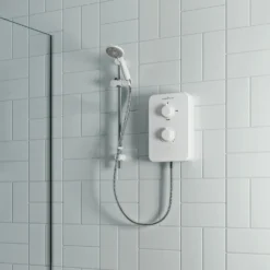 Gainsborough SLIM DUO 10.5kw Electric Shower - White -Triton None Store 13806599 1104959113086161