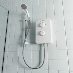 Gainsborough SLIM DUO 10.5kw Electric Shower - White -Triton None Store 13806599 7394959112956642
