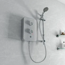 Gainsborough SLIM DUO 9.5kw Electric Shower - Titanium Grey -Triton None Store 13806600 6494959112470954