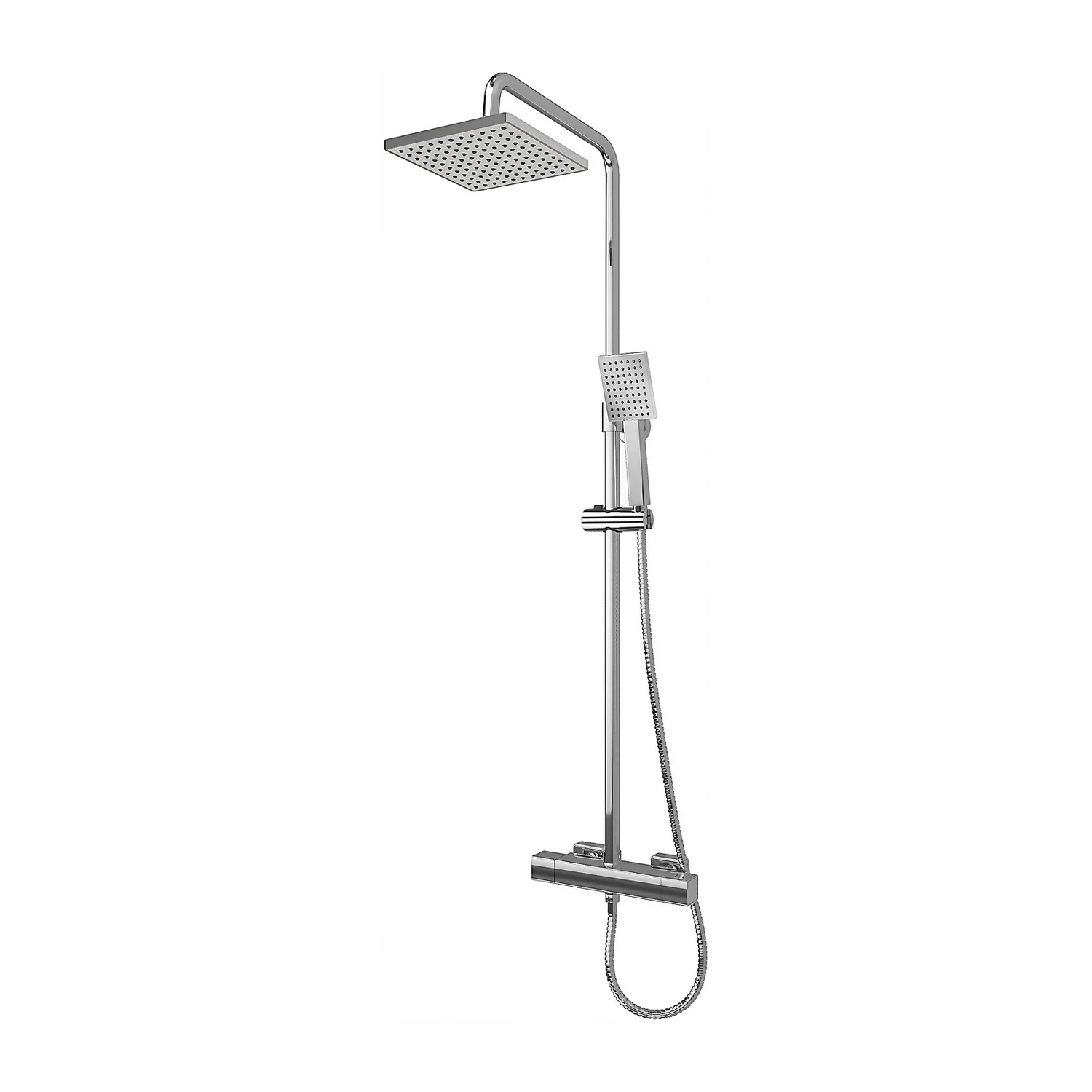 Gainsborough Square Dual Outlet Cool Touch Mixer Shower 3 Gainsborough Square Dual Outlet Cool Touch Mixer Shower