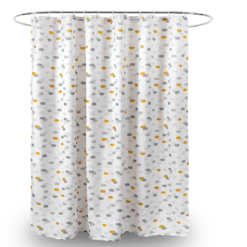 Homebase Watercolour Dots Shower Curtain