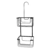 Homebase 2 Tier Shower Basket - Black -Triton None Store 13828599 1305018761490757
