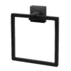 Homebase Towel Ring Square - Black -Triton None Store 13828601 5944987922742288
