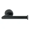 Homebase Toilet Roll Holder Fixed Round - Black -Triton None Store 13828610 9404987922923404