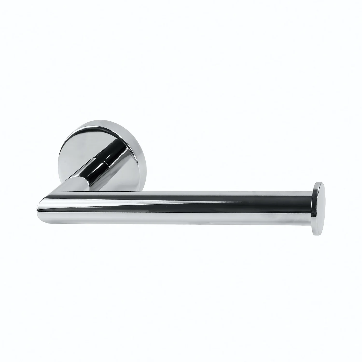 Homebase Toilet Roll Holder Fixed Round - Chrome 3 Homebase Toilet Roll Holder Fixed Round - Chrome
