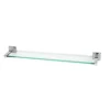 Glass Bathroom Shelf - Chrome Square Mounting Brackets 1 Glass Bathroom Shelf - Chrome Square Mounting Brackets -Triton None Store 13828617 1714987360926342