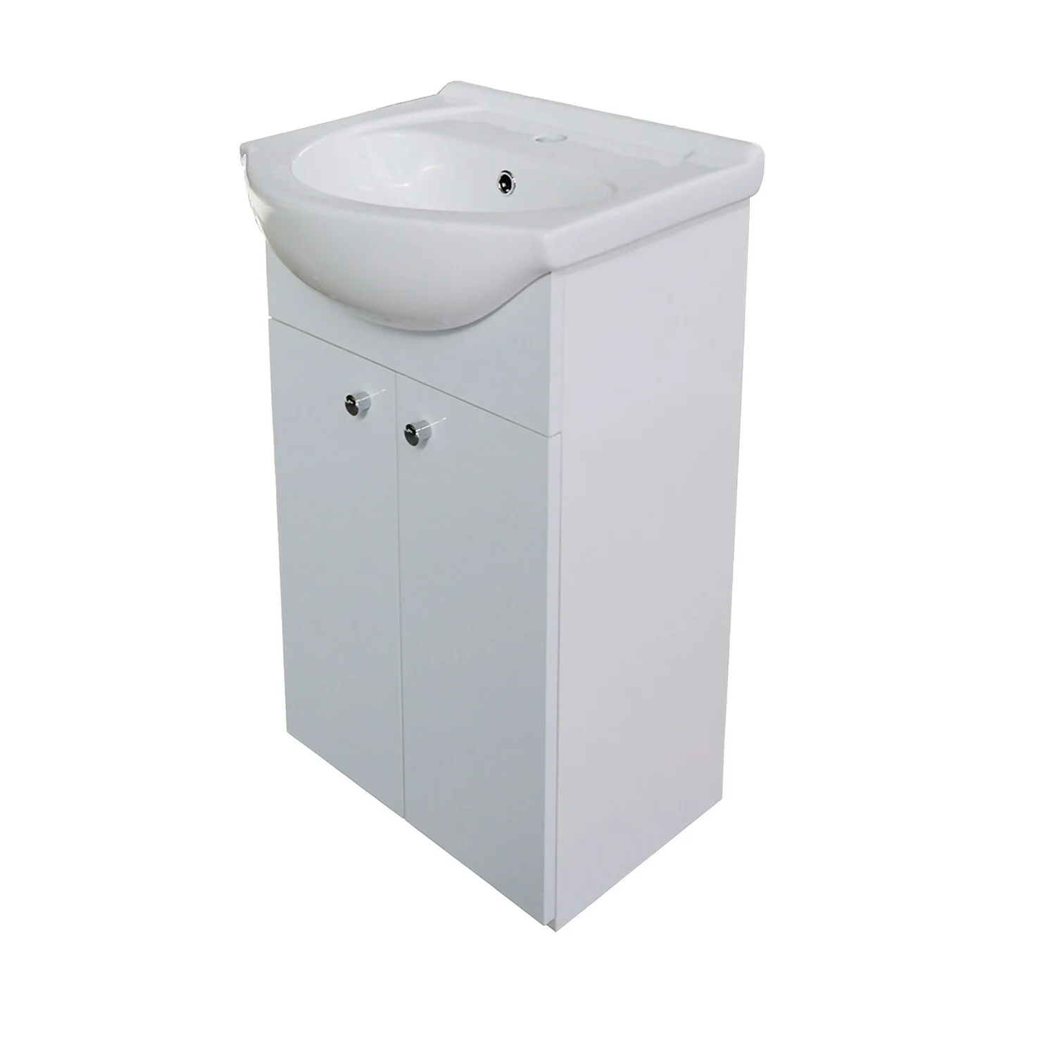 Elmley 500mm Vanity Unit High Glossy With Ceramic Basin 3 Elmley 500mm Vanity Unit High Glossy With Ceramic Basin