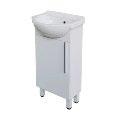 Hexton 413mm Vanity Unit High Glossy With Ceramic Basin