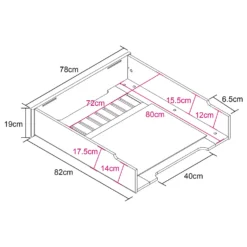 Lloyd Pascal Radiator Cover With Shaker Style In White - Mini -Triton None Store 13846381 4625051434500651