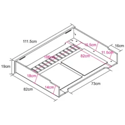Lloyd Pascal Radiator Cover With Shaker Style In White - Medium -Triton None Store 13846382 1845051435035047
