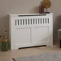 Lloyd Pascal Radiator Cover With Shaker Style In White - Medium -Triton None Store 13846382 2055051434820100