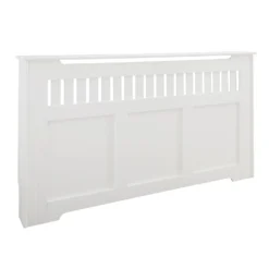 Lloyd Pascal Radiator Cover With Shaker Style In White - Large
