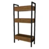 Homebase 3 Tier Bathroom Storage Caddy - Mango Oak & Black -Triton None Store 13871907 4514984543619223