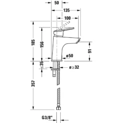 Duravit No.1 Basin Mixer S -Triton None Store 13884605 7295005509395460