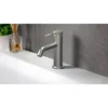 Knurled Basin MonoBloc Basin Mixer - Brushed Nickel -Triton None Store 13891987 5835024205529869