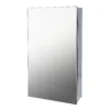 Bathstore Mirrored Bathroom Cabinet, Single Door - Stainless Steel 2 Bathstore Mirrored Bathroom Cabinet, Single Door - Stainless Steel -Triton None Store 13910650 1095011285301358