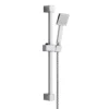 Aqualona Square Shower Handset Head, Riser Rail And Hose Kit - Chrome -Triton None Store 13914208 1654989479756010