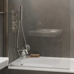 Thermostatic 3 Way Shower Valve - Brushed Nickel Finish 8 Thermostatic 3 Way Shower Valve - Brushed Nickel Finish -Triton None Store 13914215 6114989480825258