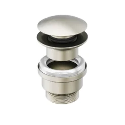 Bathstore Universal Basin Waste - Brushed Nickel