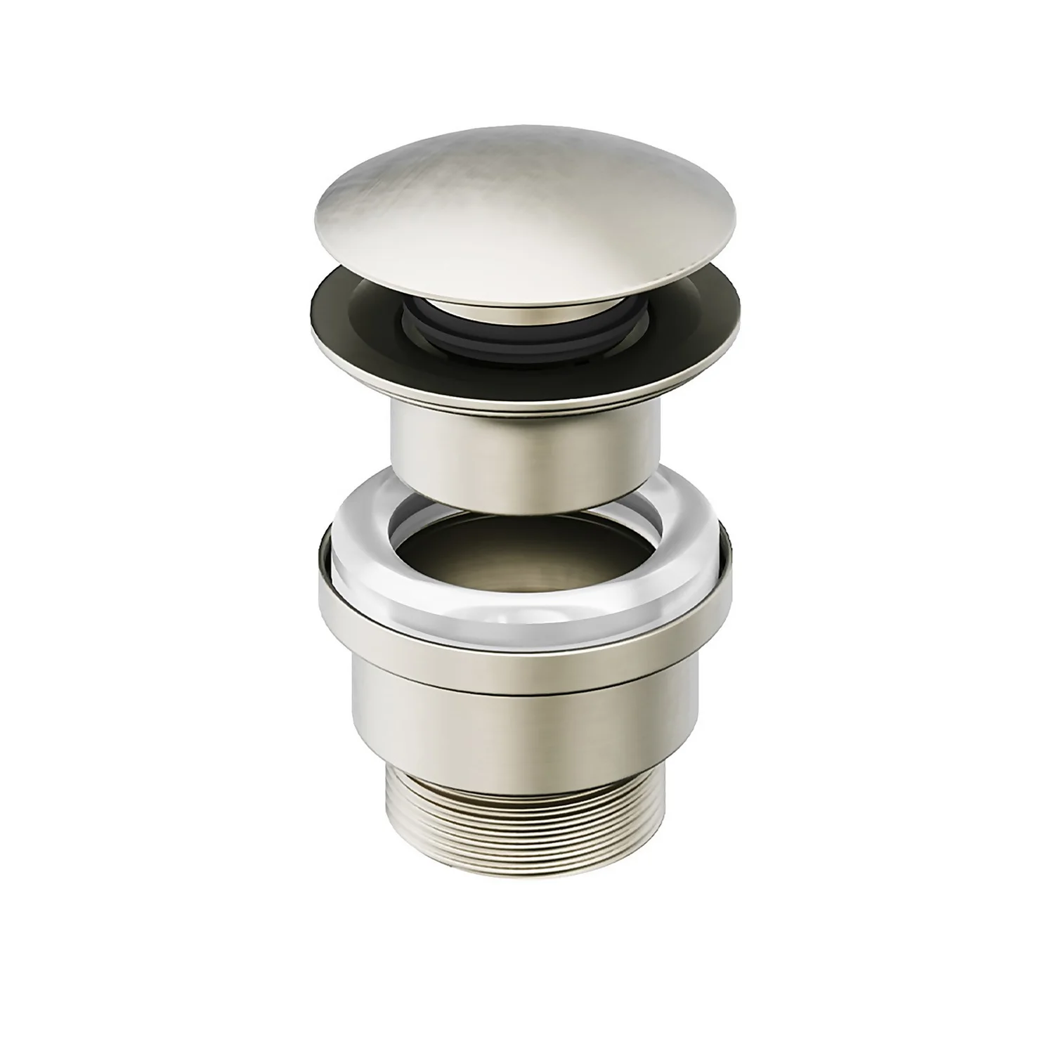 Bathstore Universal Basin Waste - Brushed Nickel 3 Bathstore Universal Basin Waste - Brushed Nickel