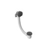Bathstore Bath Filler And Waste - Matt Black