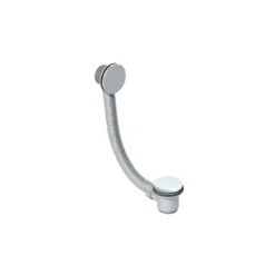 Bathstore Bath Click Clack Waste With Overflow - Chrome