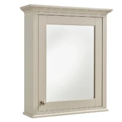 Country Living Wicklow Bathroom Mirror Cabinet - Taupe Grey