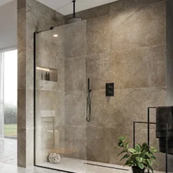 Bathstore Noir Matt Black 250mm Round Shower Head With Ceiling Arm 9 Bathstore Noir Matt Black 250mm Round Shower Head With Ceiling Arm -Triton None Store 13927722 1304982455933035