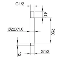 Bathstore Brushed Nickel 250mm Round Shower Head With Ceiling Arm -Triton None Store 13927783 2214982455905105