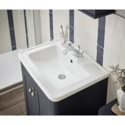 Bathstore Country Living Wicklow 600 Basin Unit - Navy -Triton None Store 13927784 2994991825097120