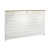 Barnford Large Radiator Cover With Drawers In Cream & Oak Effect -Triton None Store 13938566 1245032803331506